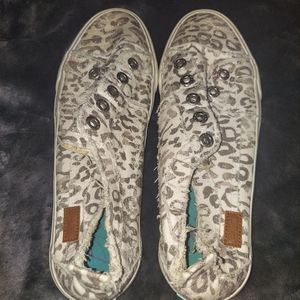 Blowfish leopard print shoes